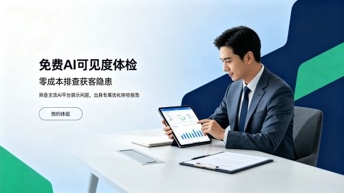 烽林免费AI可见度体检服务宣传图