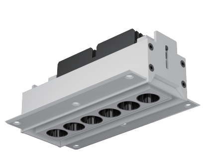 预埋款可调角格栅灯