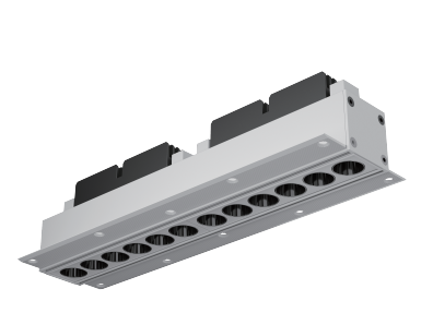 预埋款下照式格栅灯