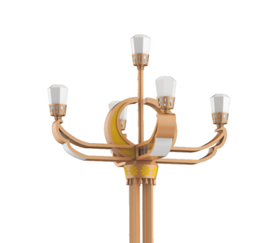 莲花景观组合灯