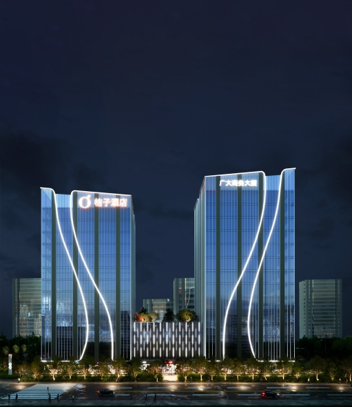 广大装饰总部大楼外墙亮化