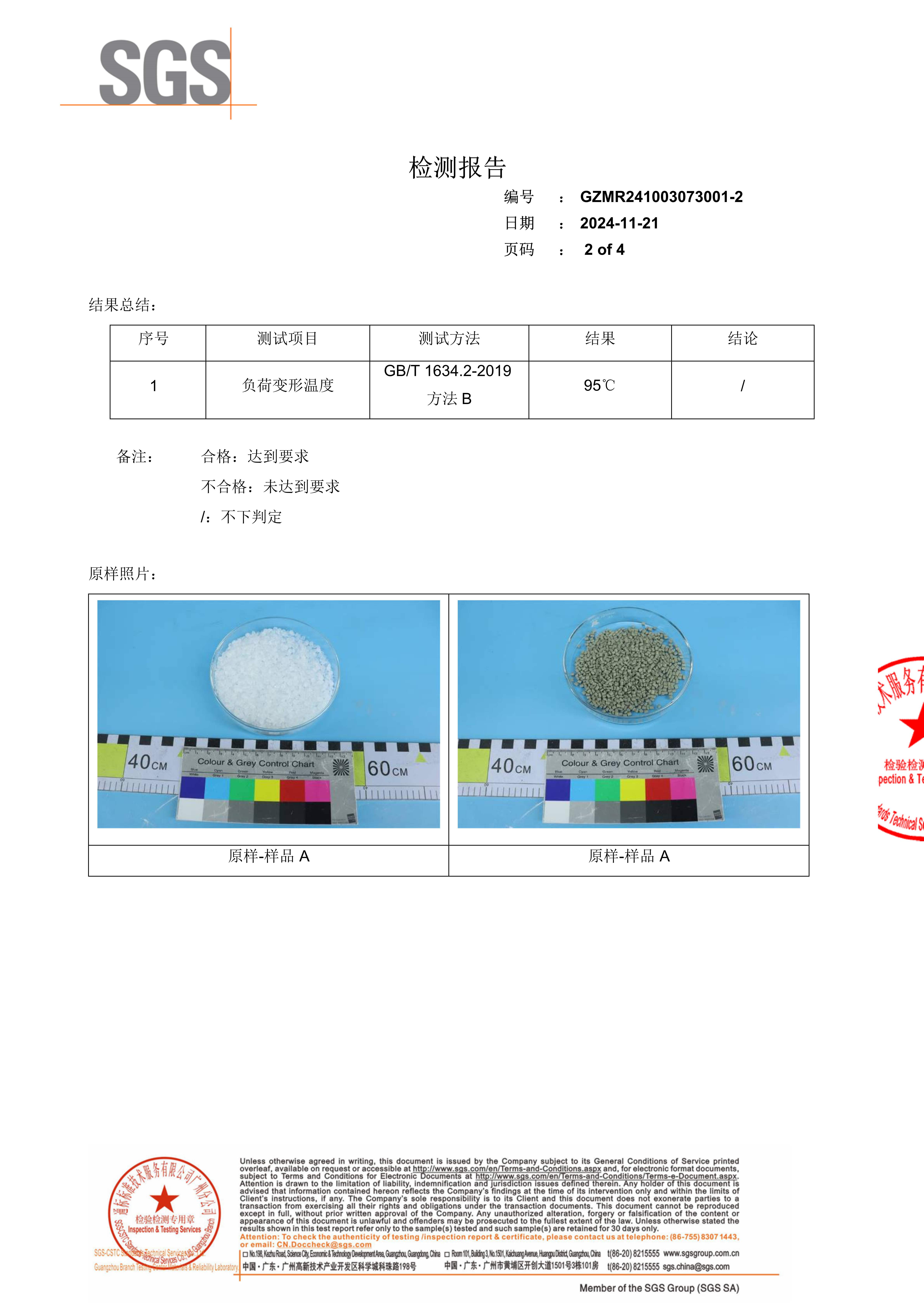 PPH板检测报告
