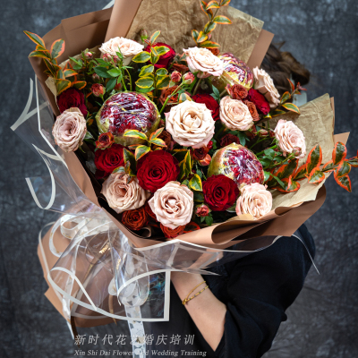 开花店创业班花束1