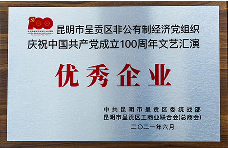 庆祝中国共产党成立100周年文艺汇演优秀企业