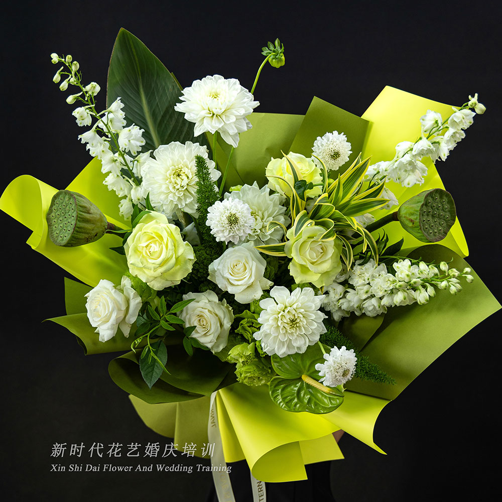 花店创业班手打花束4