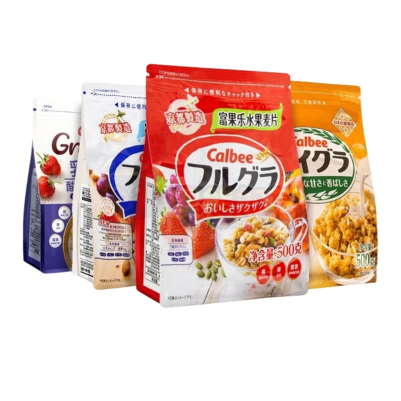 日本进口Calbee卡乐比富果乐水果麦片500g