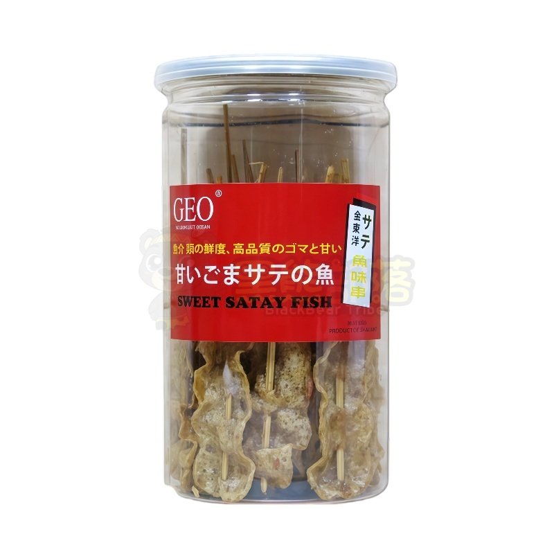泰国进口GEO金东洋沙爹鱼串100g