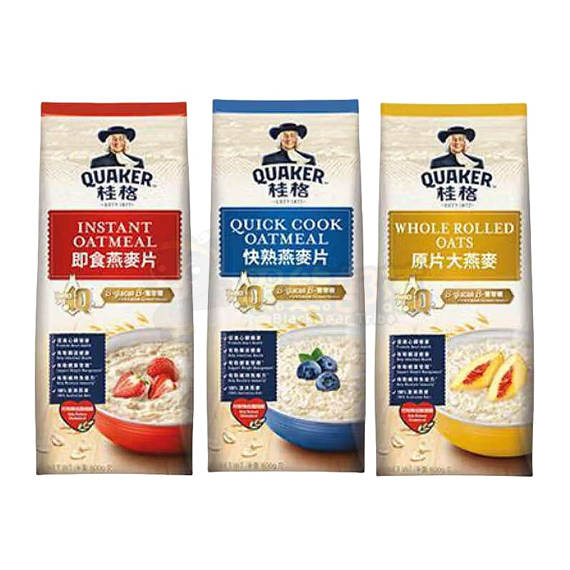 马来西亚进口桂格黄袋原片大燕麦片（带标）800g