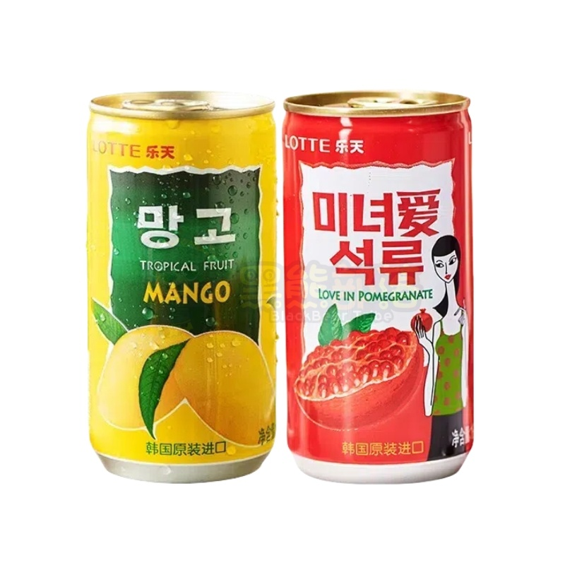 韩国进口乐天果汁饮料180ml