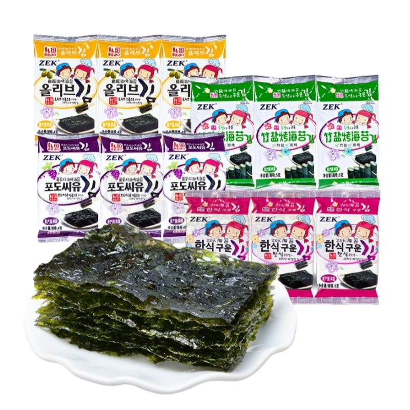 韩国进口ZEK烤海苔15g