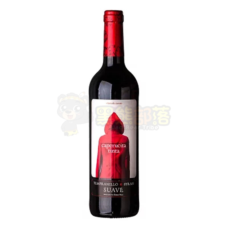 西班牙进口小红帽瓶装干红葡萄酒750ml