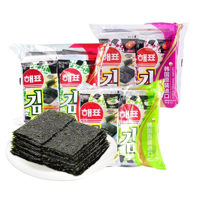 韩国进口海牌海苔12g