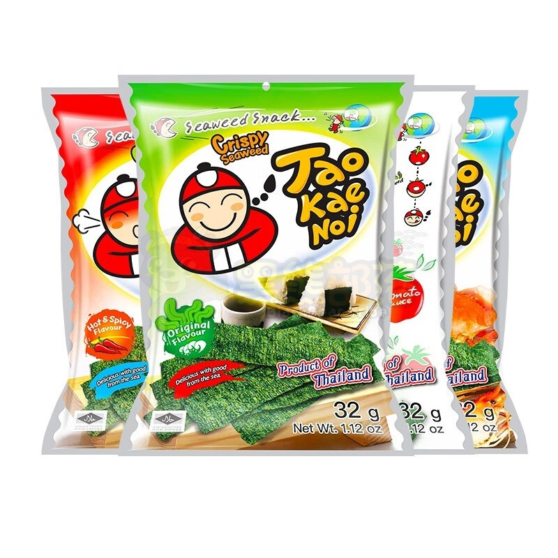 泰国进口TaokaeNoi老板仔海苔32g