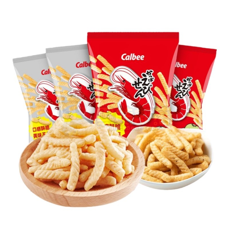泰国进口Calbee卡乐比虾条90g