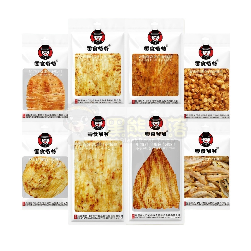 零食爷爷先生鱼烤鱼片35g