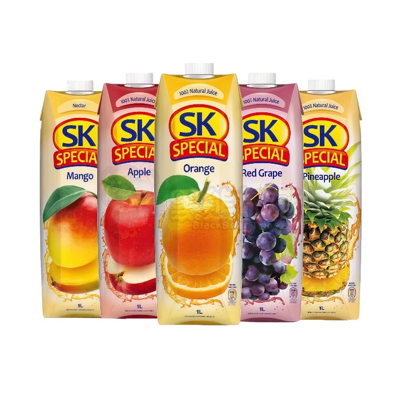 塞浦路斯进口SK牌混合果汁饮料1L