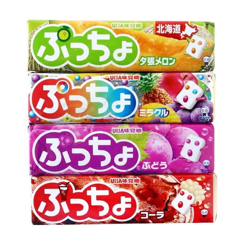 日本进口UHA悠哈普超条糖软糖50g