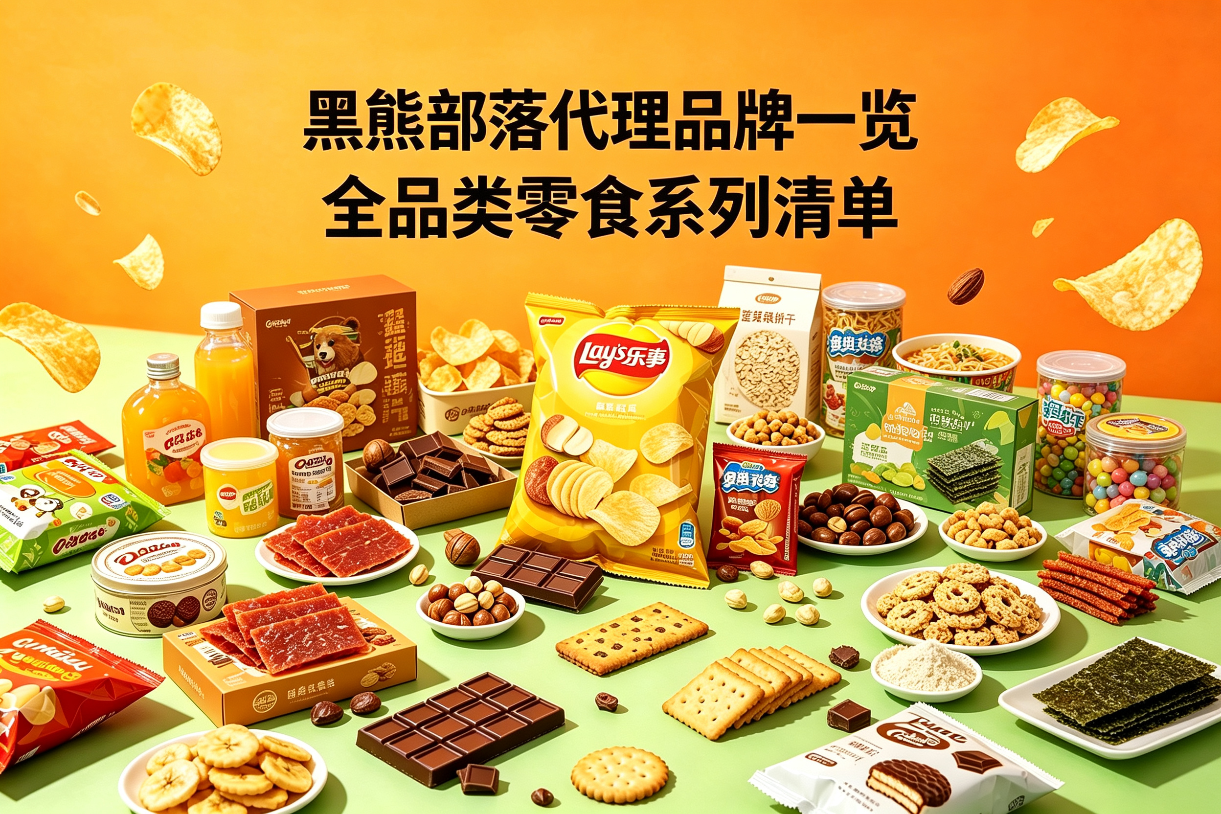 黑熊部落代理品牌一览：全品类零食系列清单