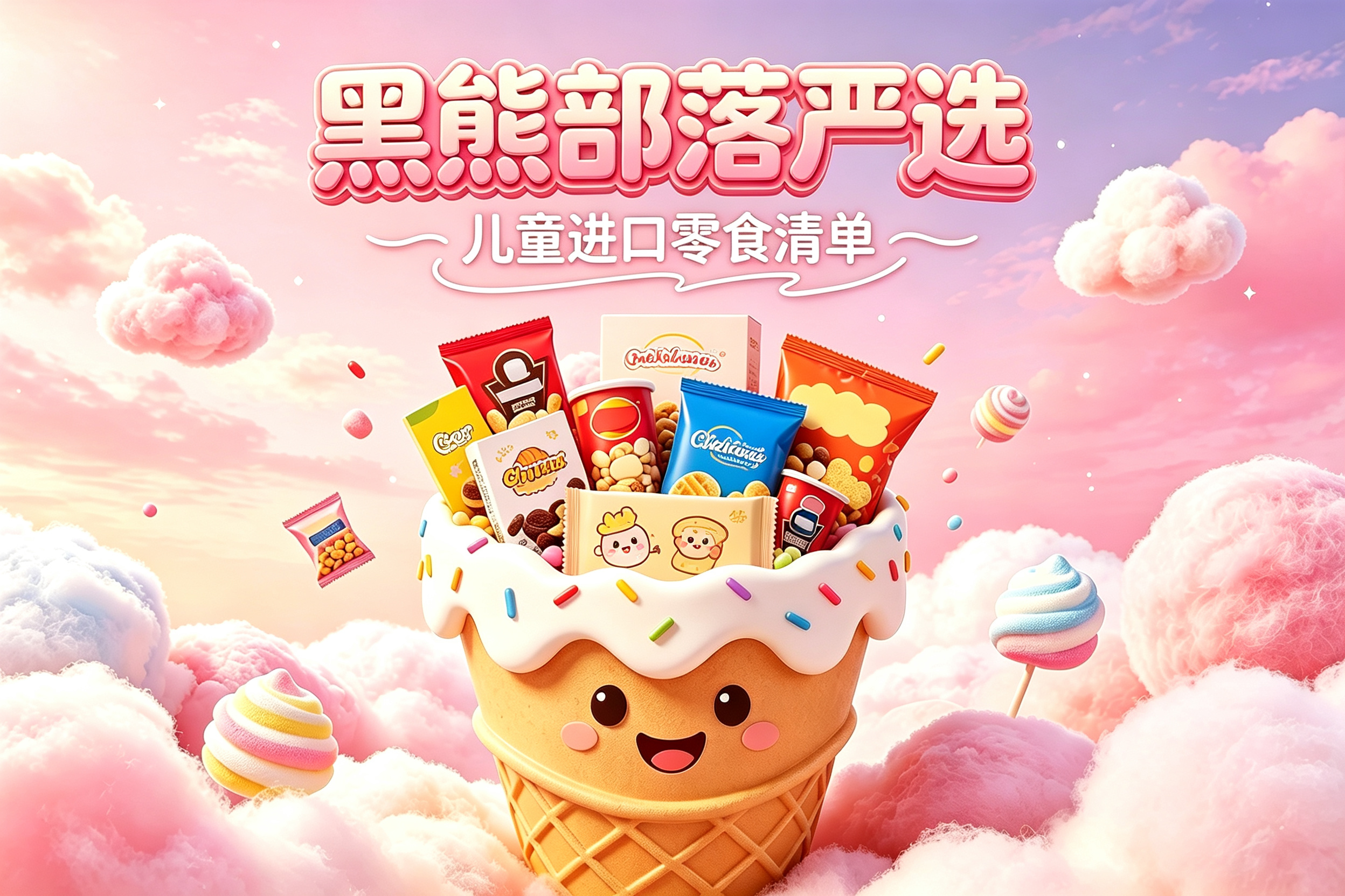 黑熊部落严选：儿童进口零食清单