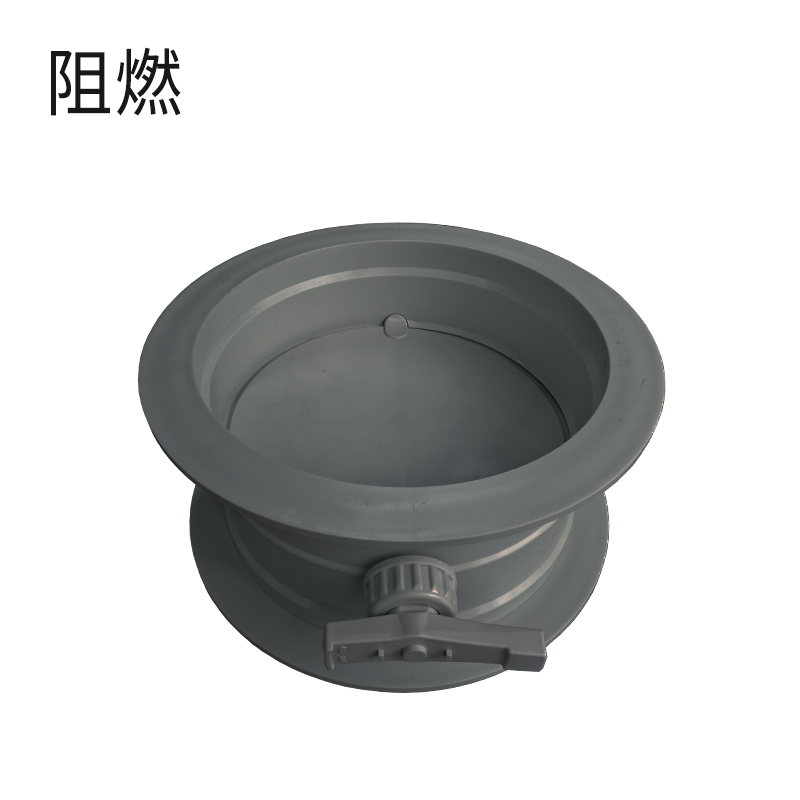 手动风阀-阻燃深灰法兰
