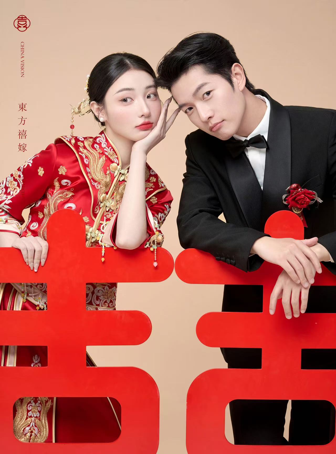 中式婚纱照