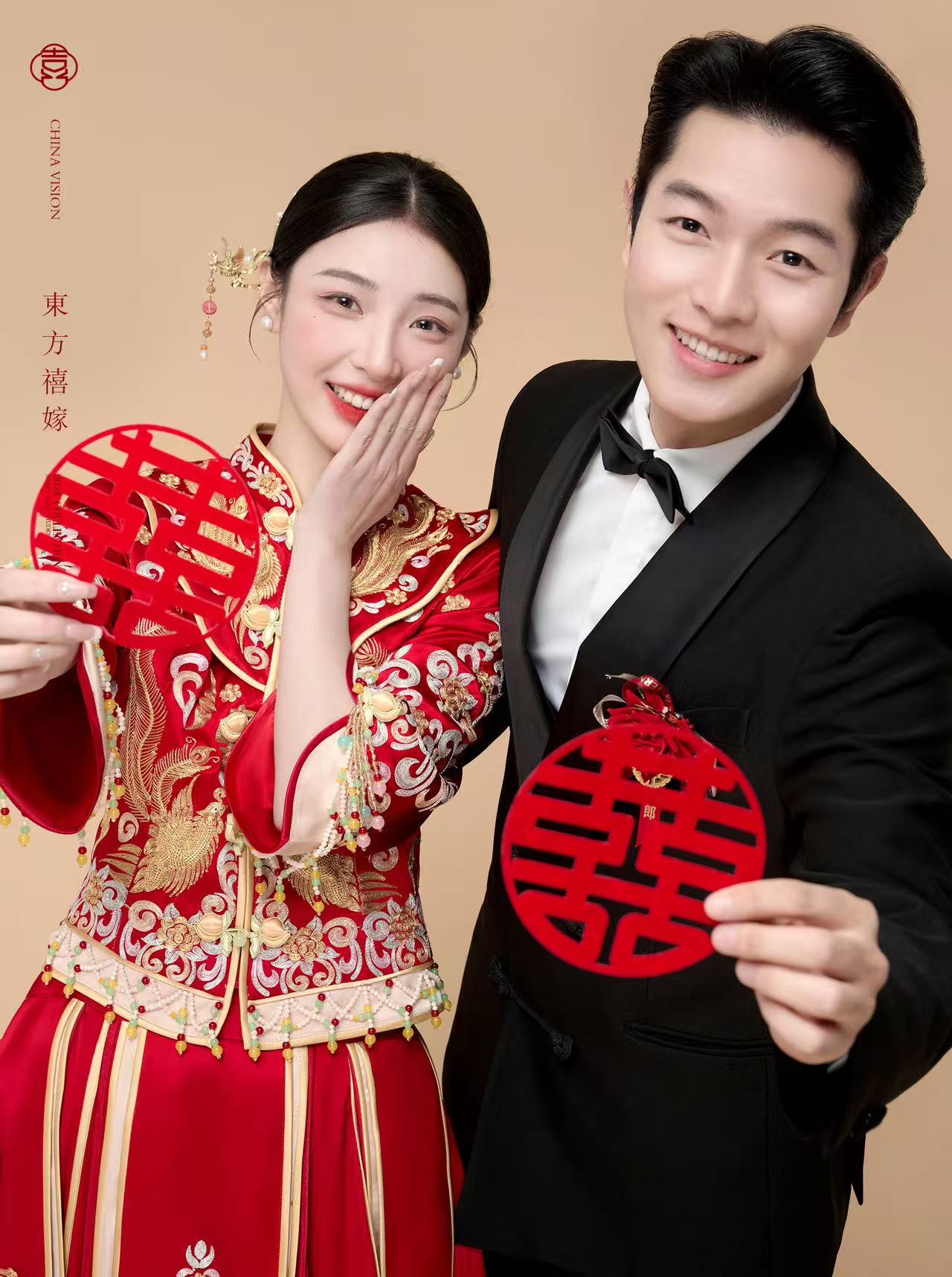 中式婚纱照