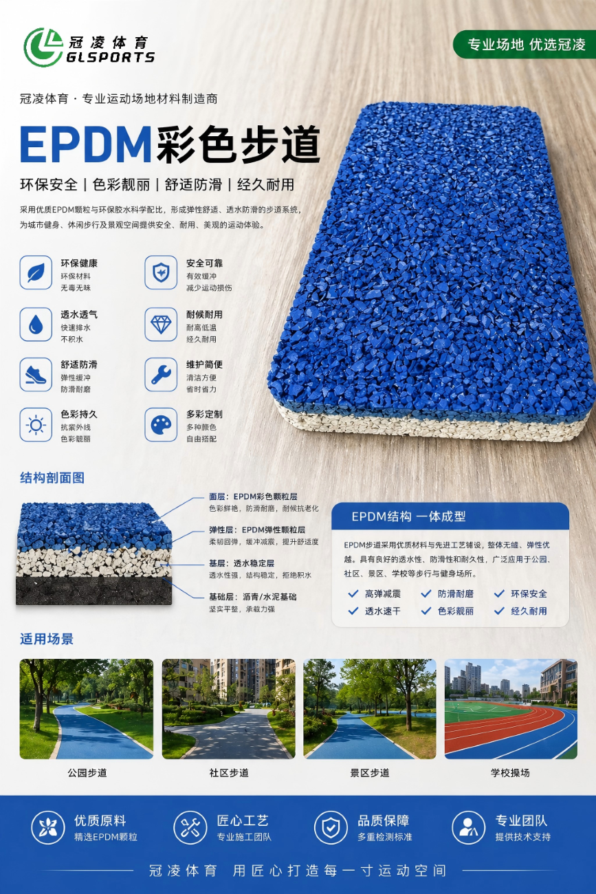 EPDM彩色步道
