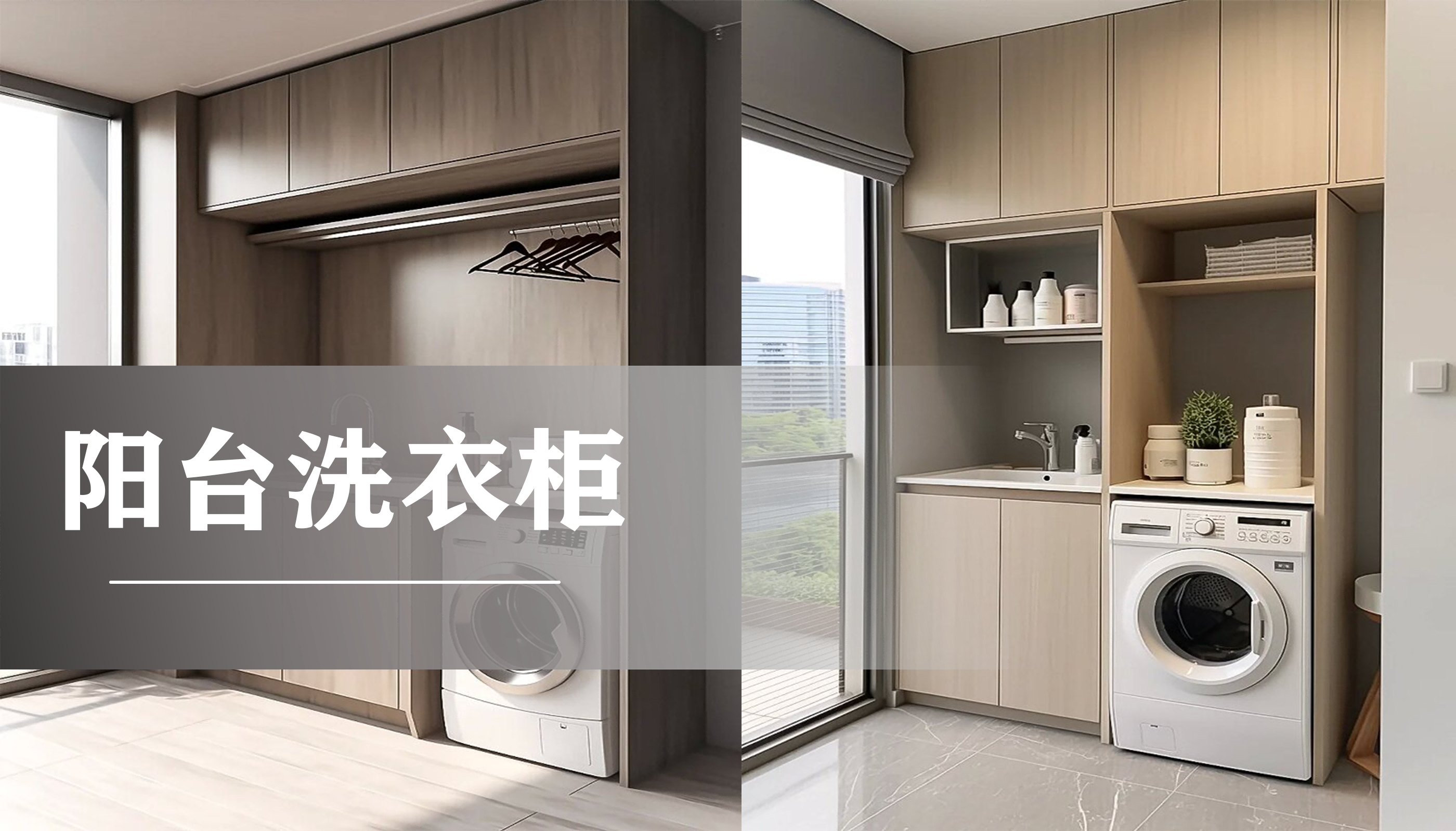 阳台洗衣柜