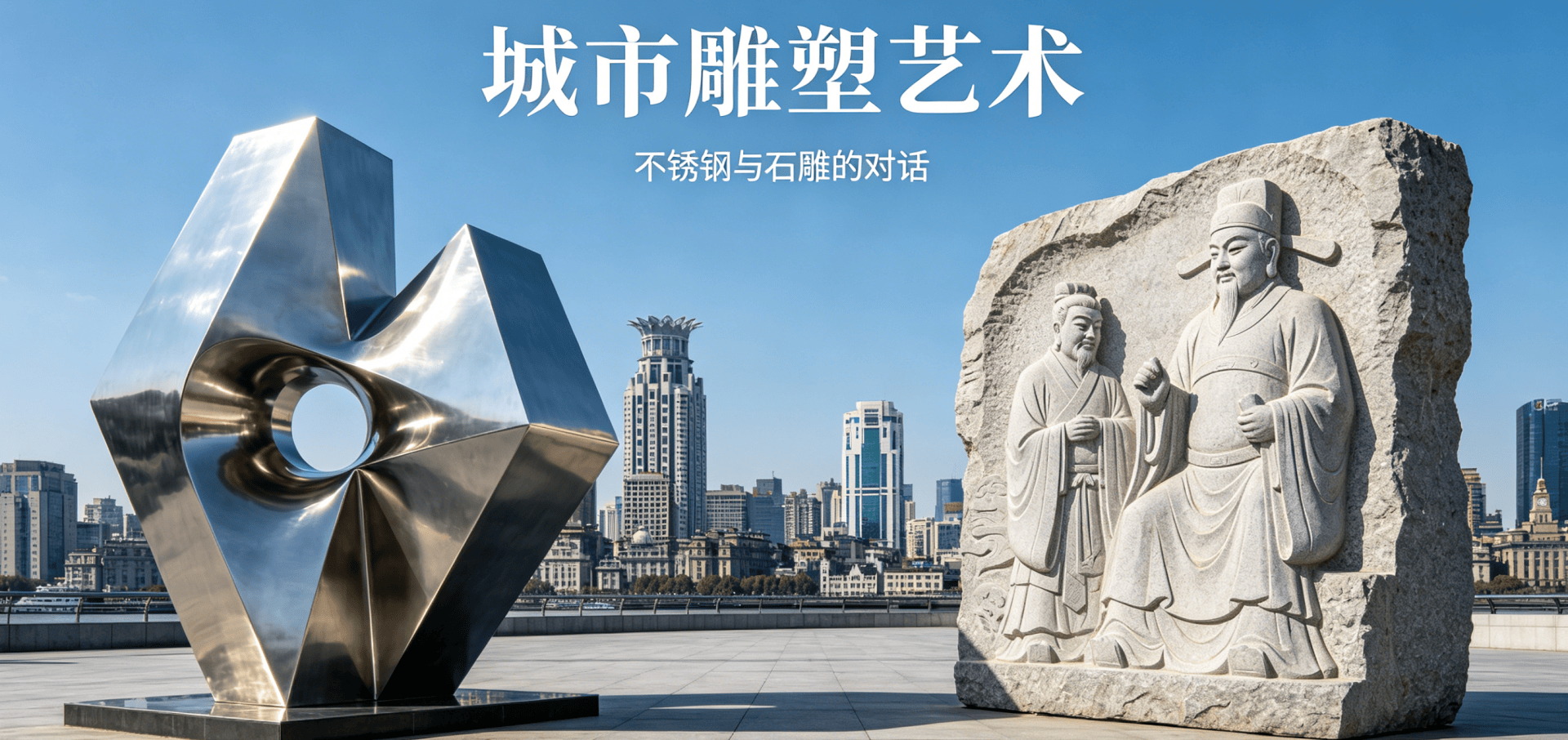 城市不锈钢雕塑石雕雕塑