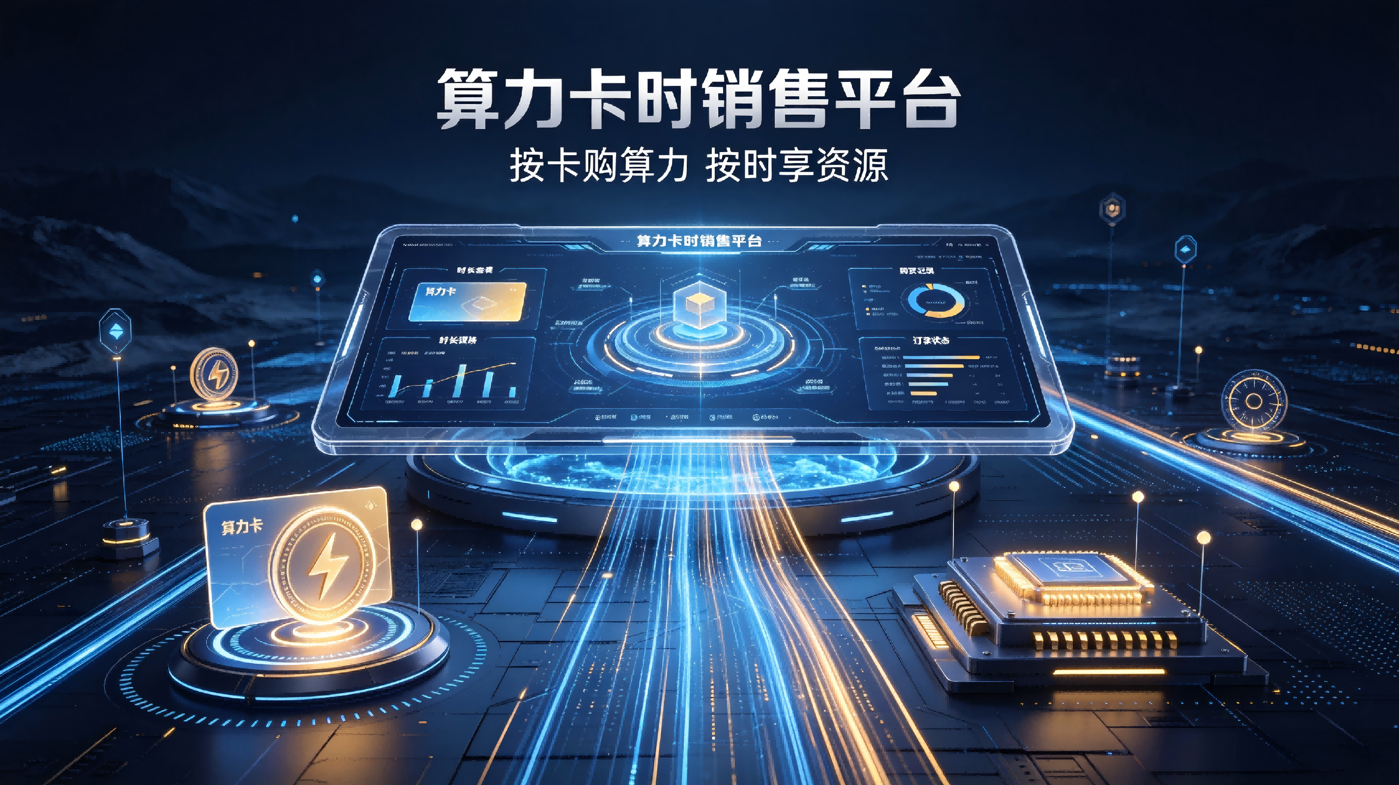 算力卡时销售平台