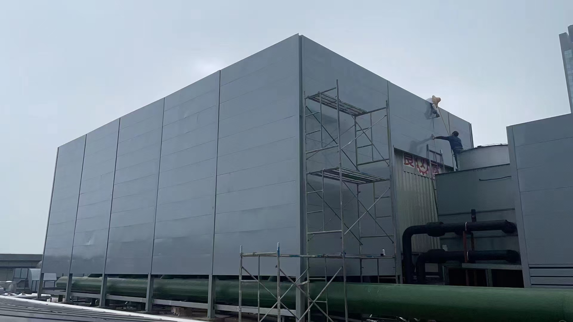 吉林大学地源热泵供暖设备降噪工程