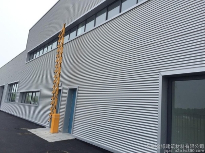 波纹板幕墙系统