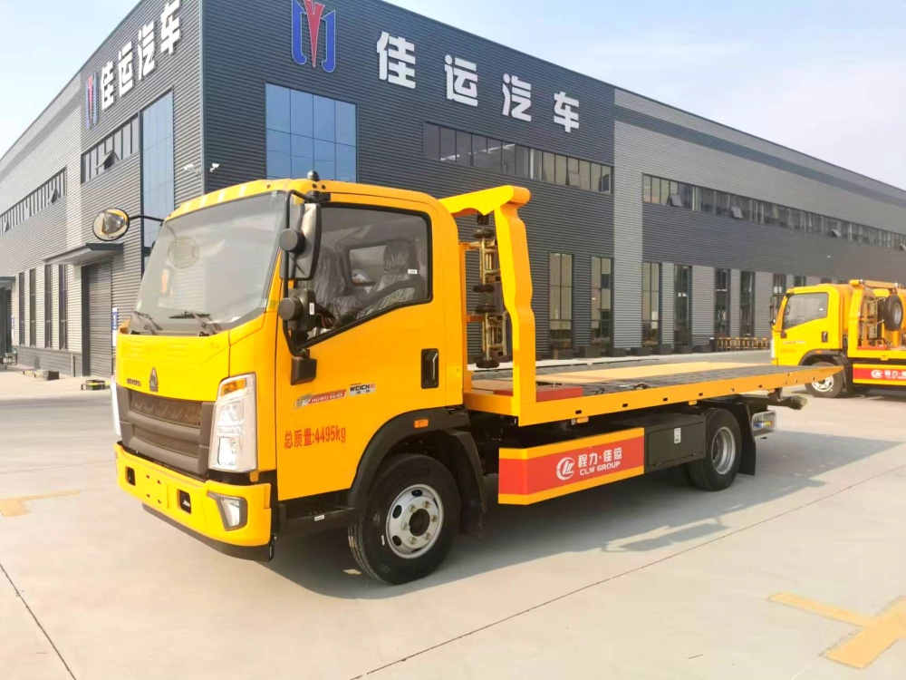 佳运豪沃7吨板清障车