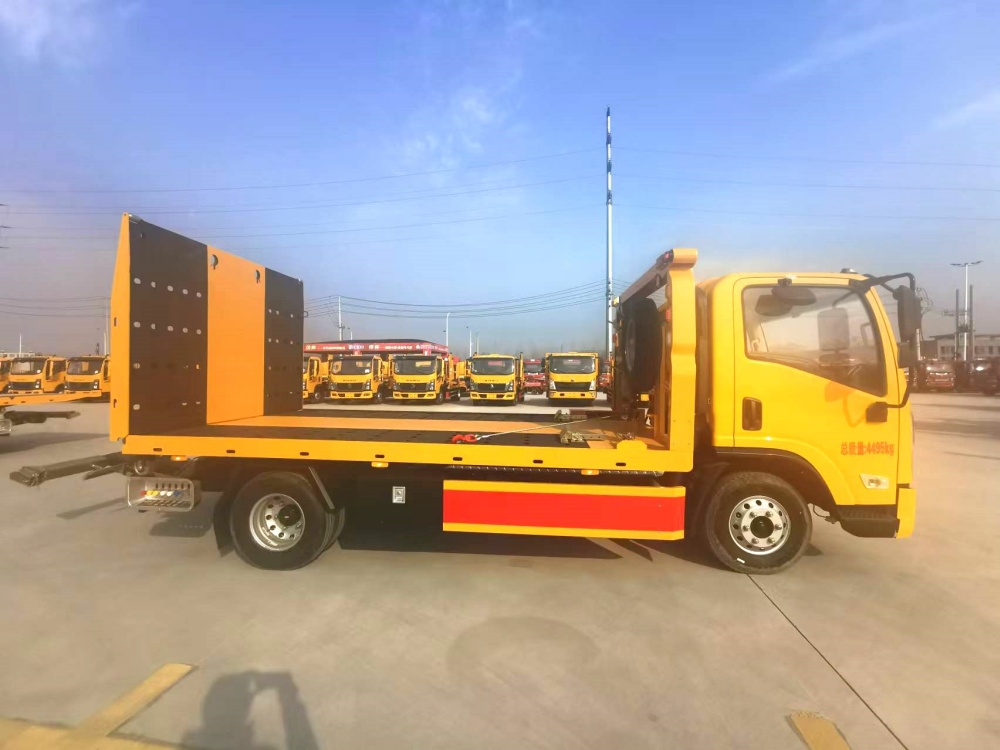 佳运陕汽K1-3600轴距蓝牌7吨板清障车