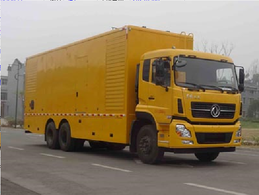 天龙 800KW 电源车实拍展示