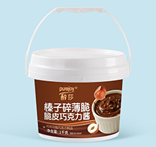 榛子碎薄脆脆皮巧克力酱