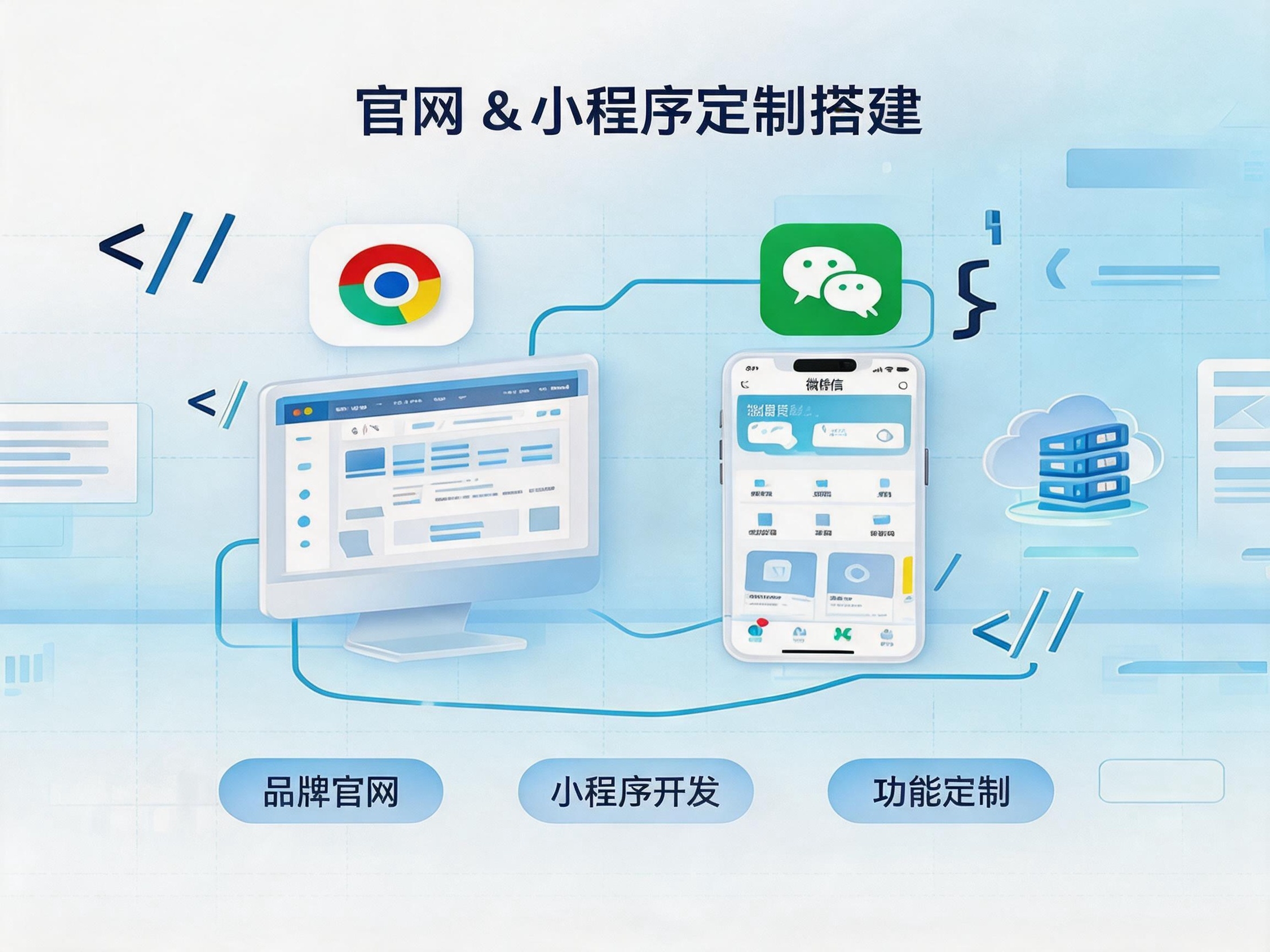 企业官网 & 小程序定制搭建服务