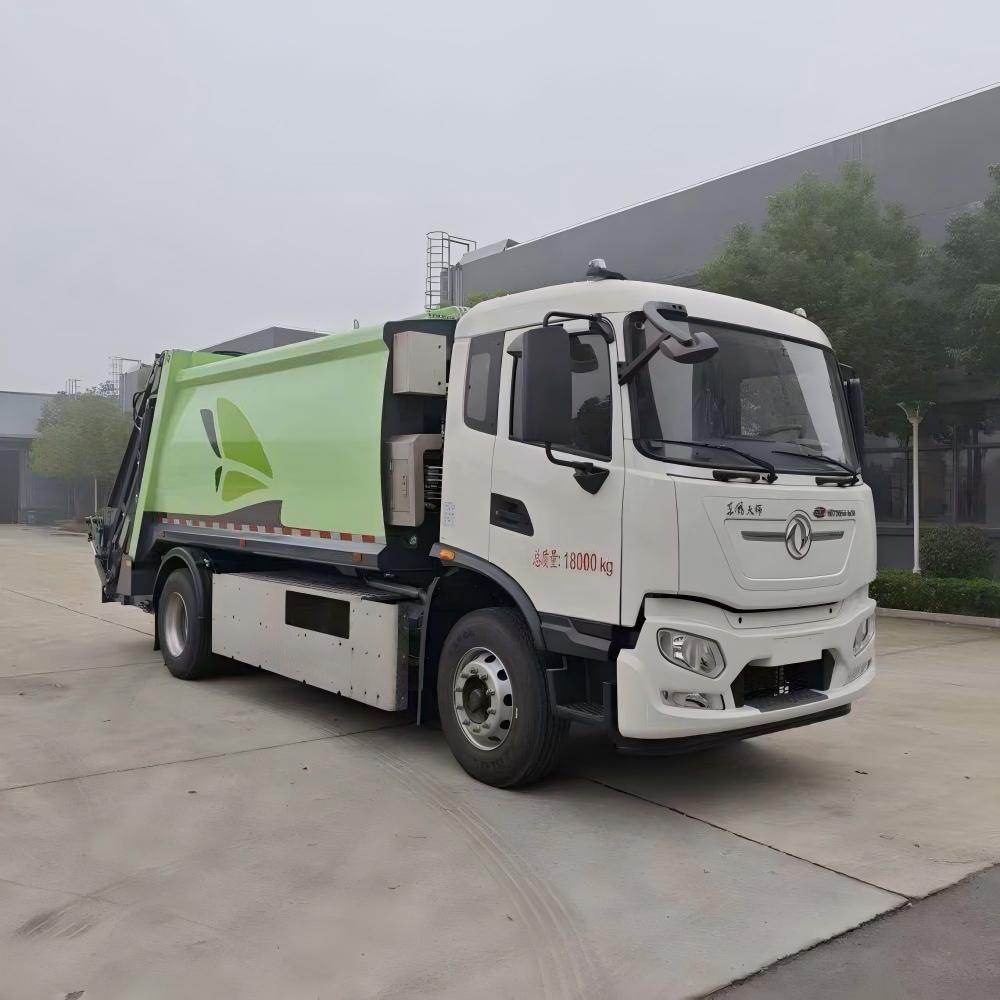 东风天锦18吨三代电池压缩垃圾车