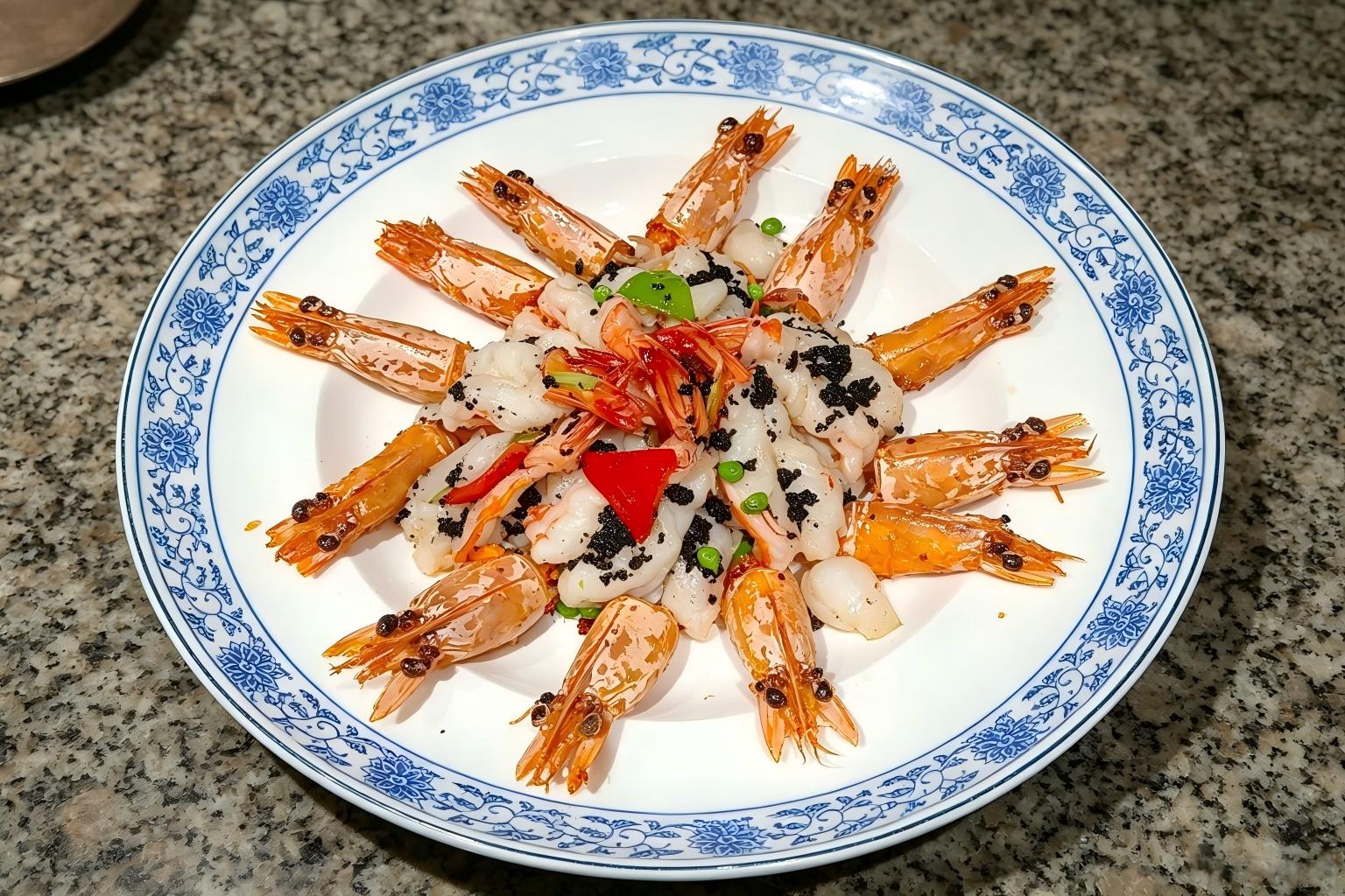 黑松露白丁虾