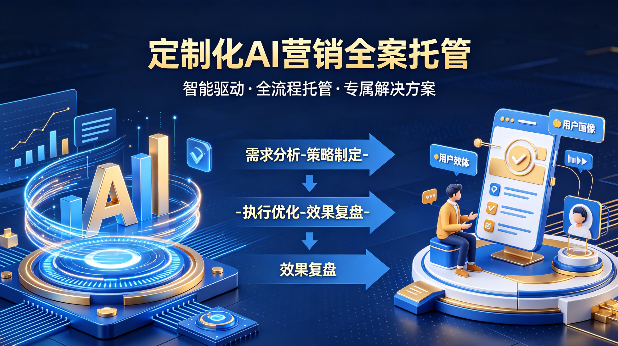定制化 AI 营销全案托管