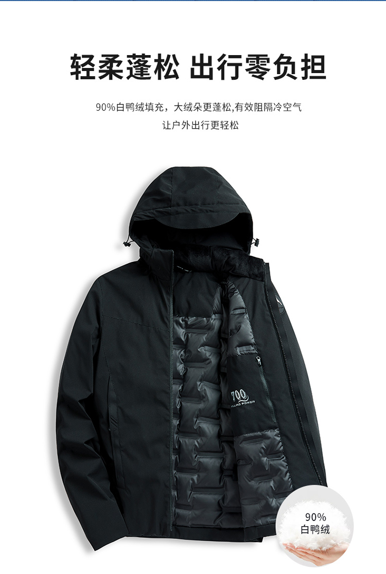时尚经典羽绒夹克