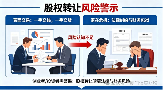 股权转让的几大雷区：这些坑踩中一个，可能倾家荡产