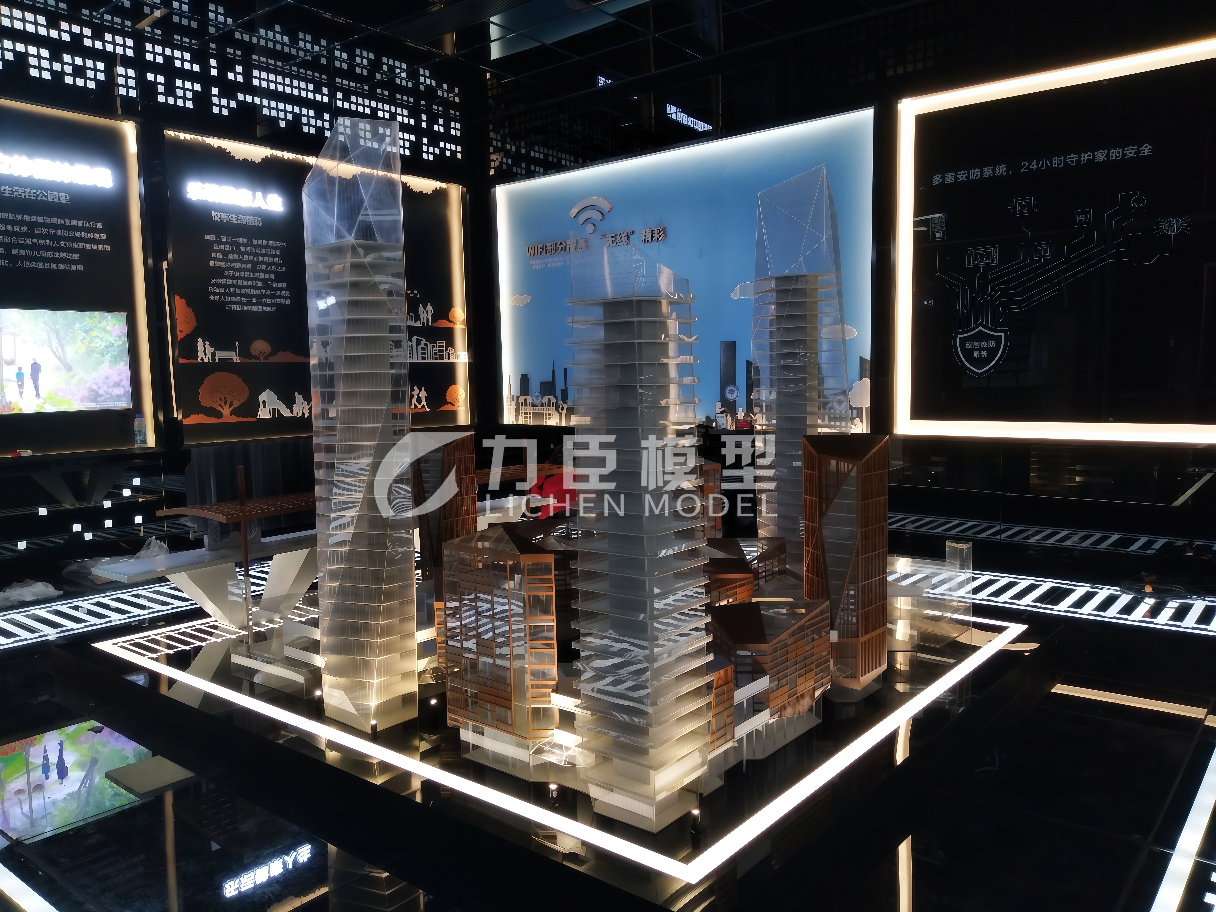 展厅亚克力模型C