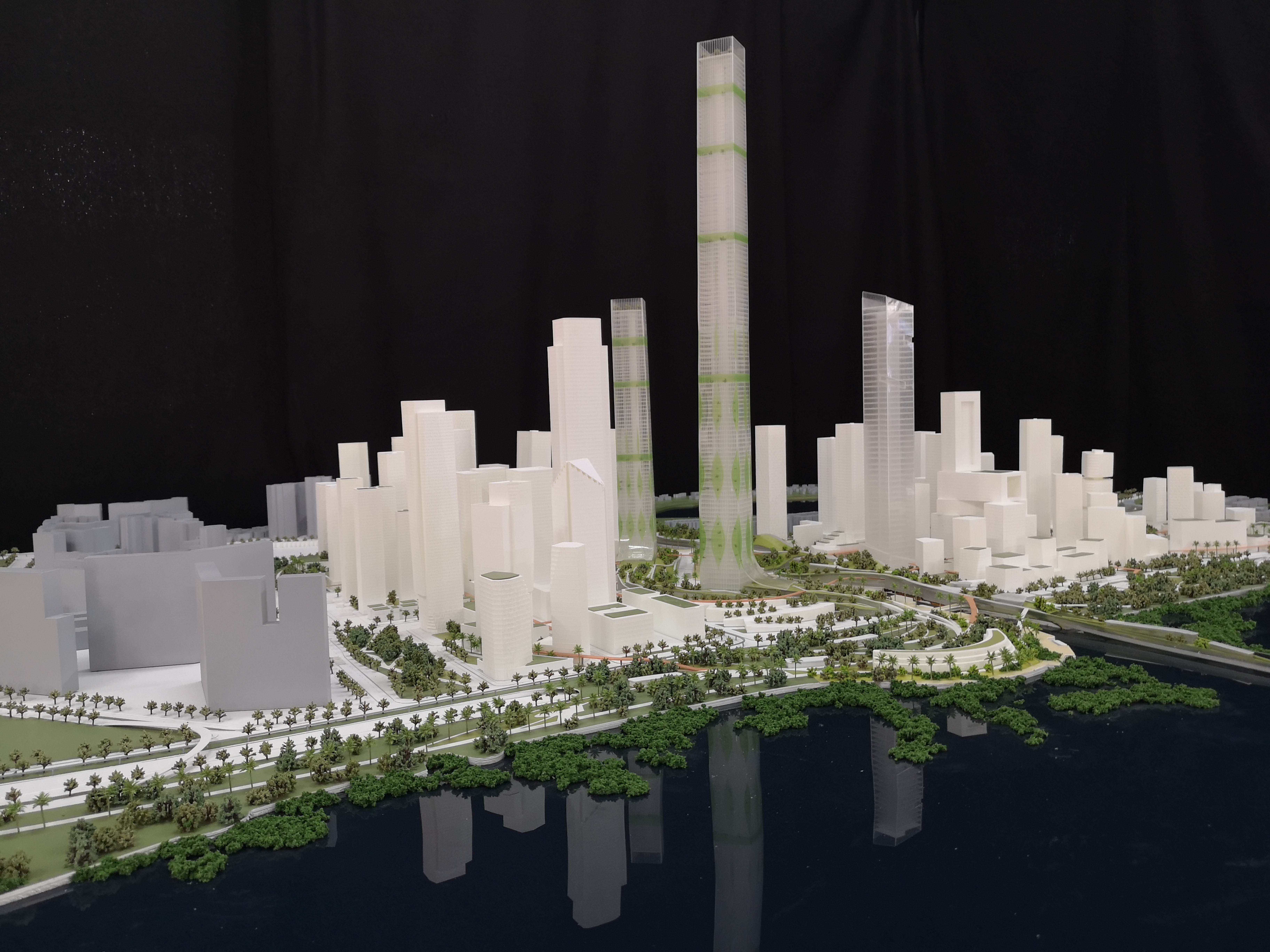 塔科玛法兰齐曼城市设计前海项目模型10