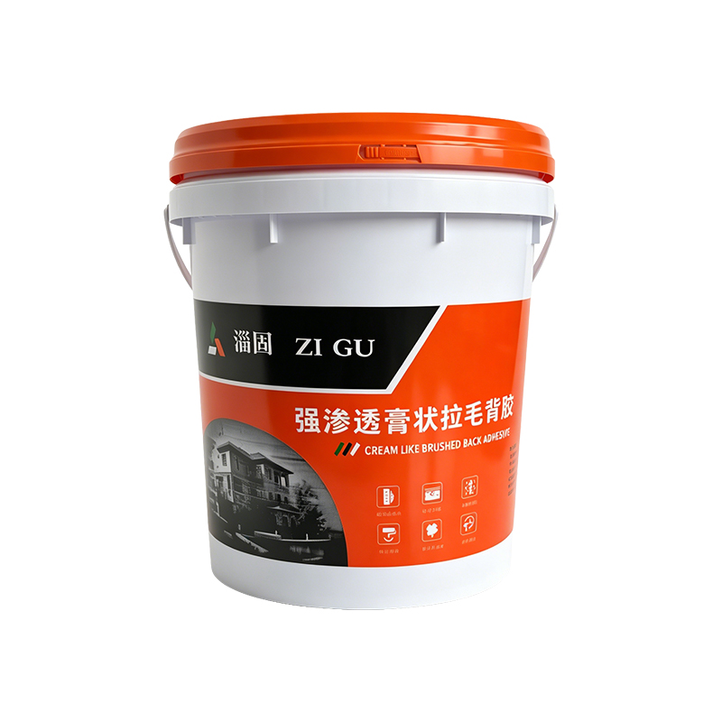 膏状拉毛背胶