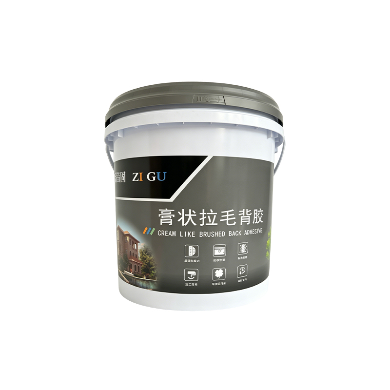膏状拉毛背胶