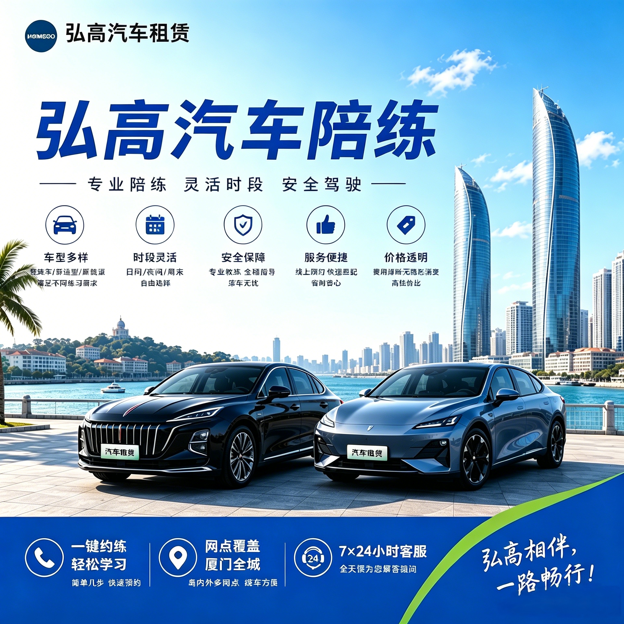 弘高汽车陪练