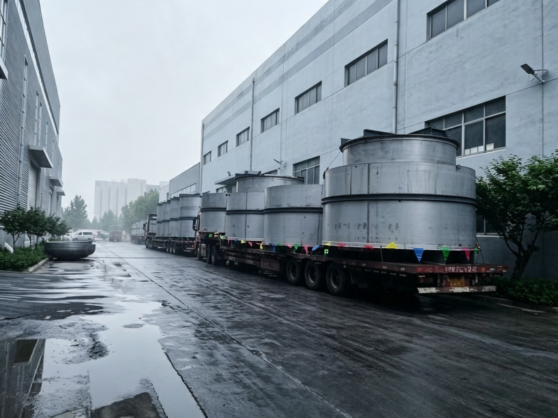 多台不锈钢储罐批量发车