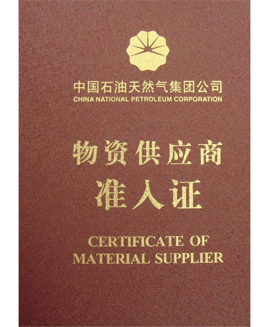 中石油入网证明