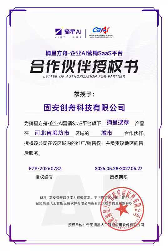 合作伙伴授权书